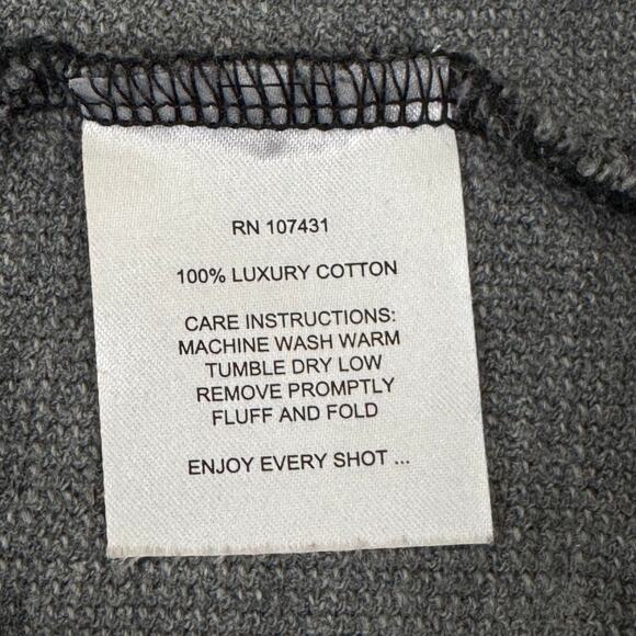 Linksoul Quarter Zip Pullover Men's XXL Long Sleeve Golf Sweatshirt Gray - Picture 5 of 8